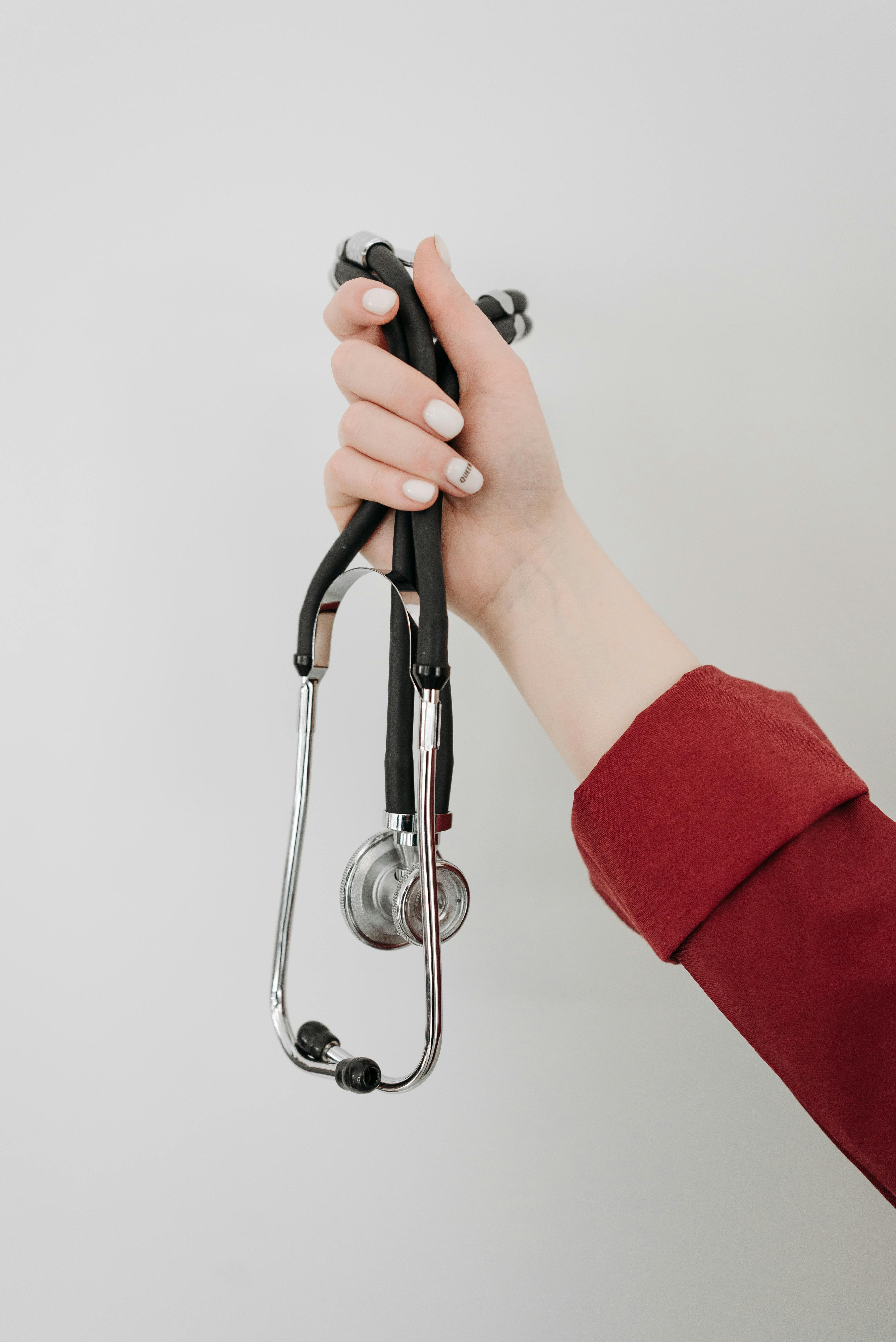 Hearing diagnostic test being performed by audiologist
